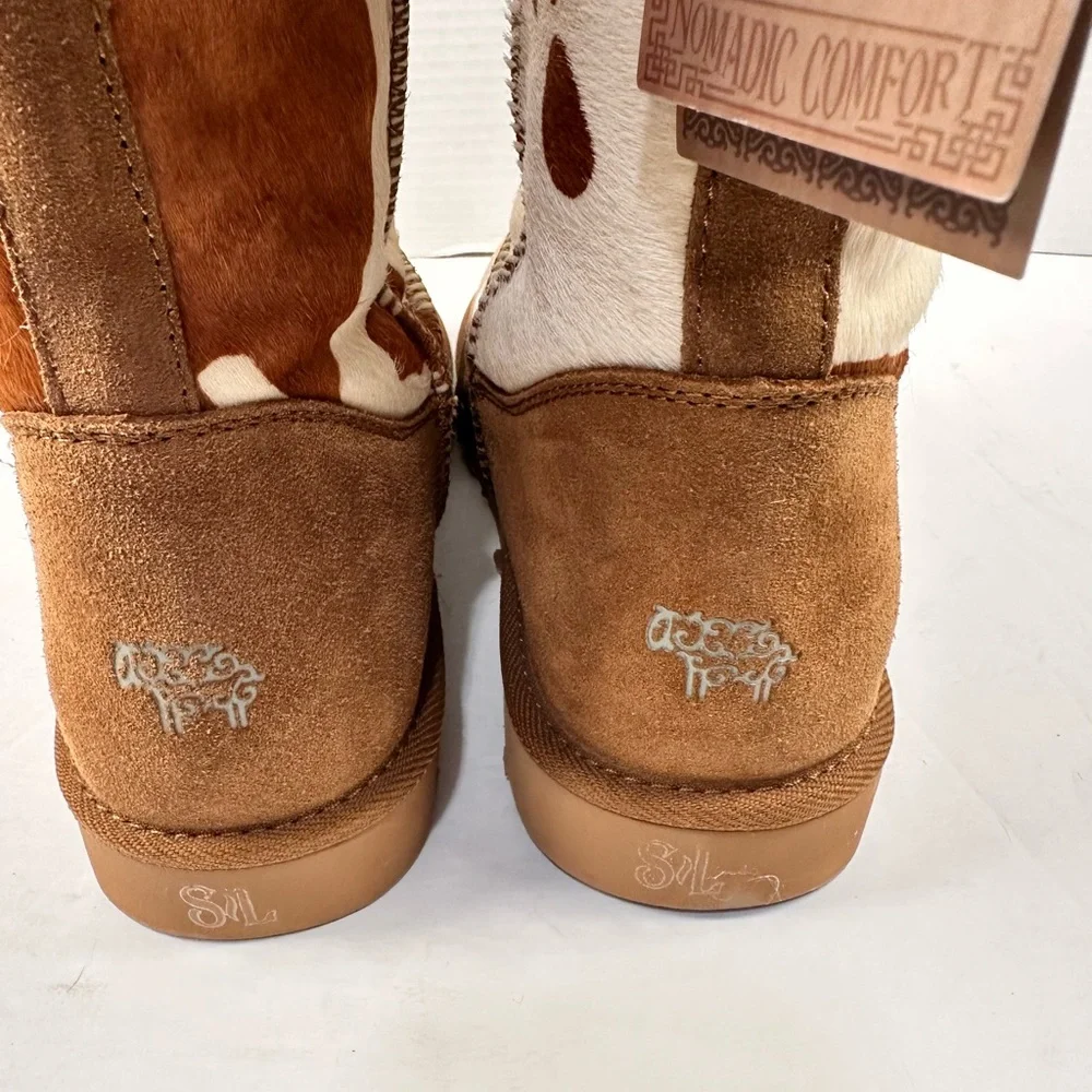 Superlamb Turano Cow Hair Boots Sz 10‎